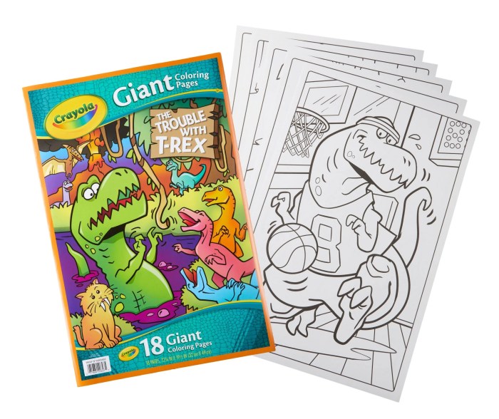 Giant coloring books animals