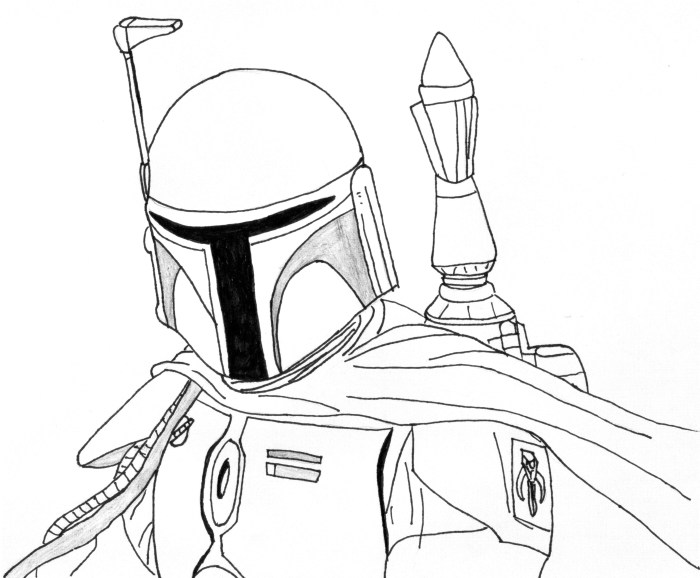 Book of boba fett coloring pages