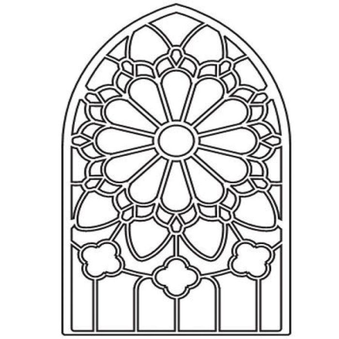 Celtic stained glass coloring book