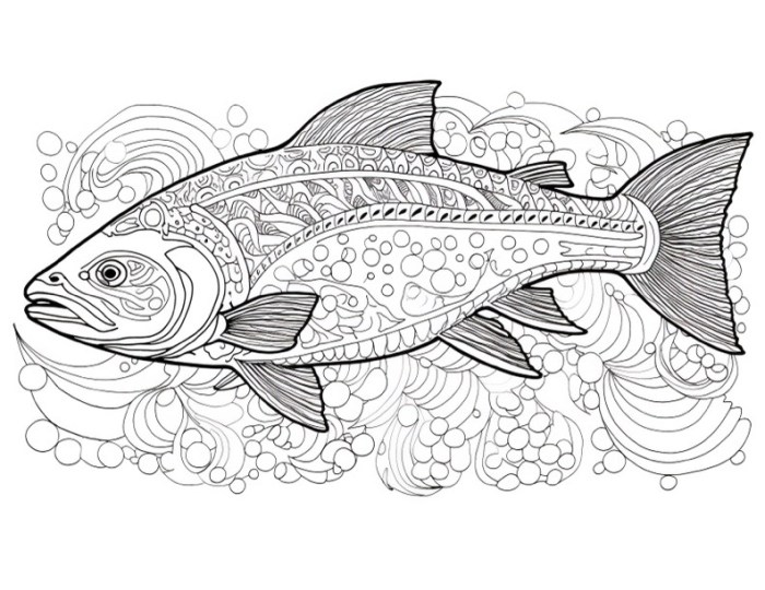 Chibi ocean animal coloring pages