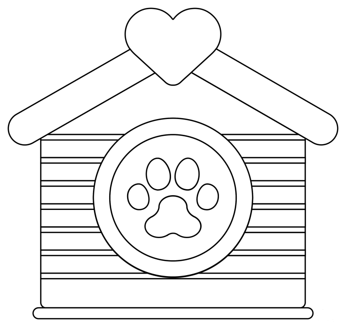 Animal shelter coloring pages