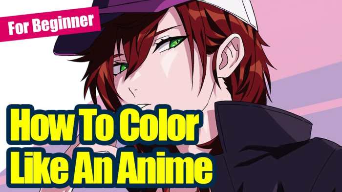 Diffusion in anime coloring