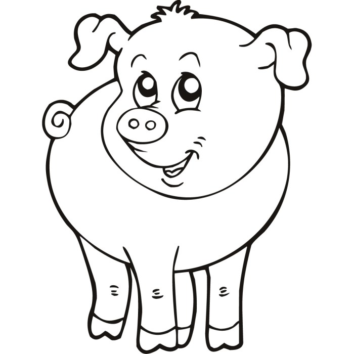 Barnyard animals coloring sheets