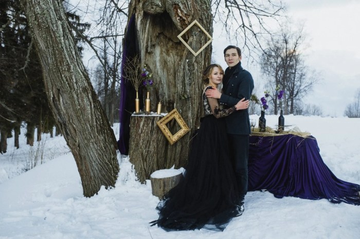 Gothic wedding guest dresses