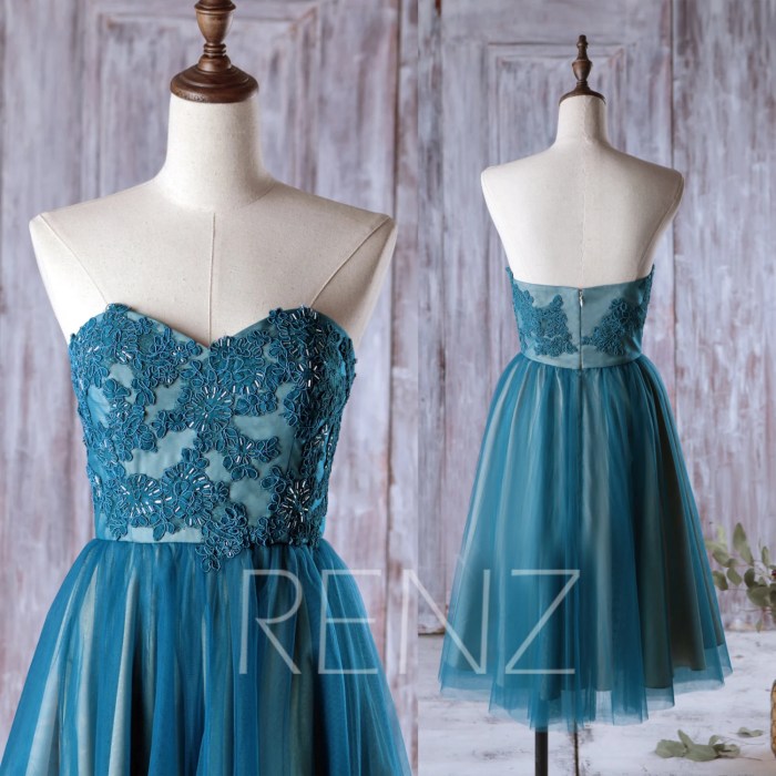 Dark teal dresses for wedding