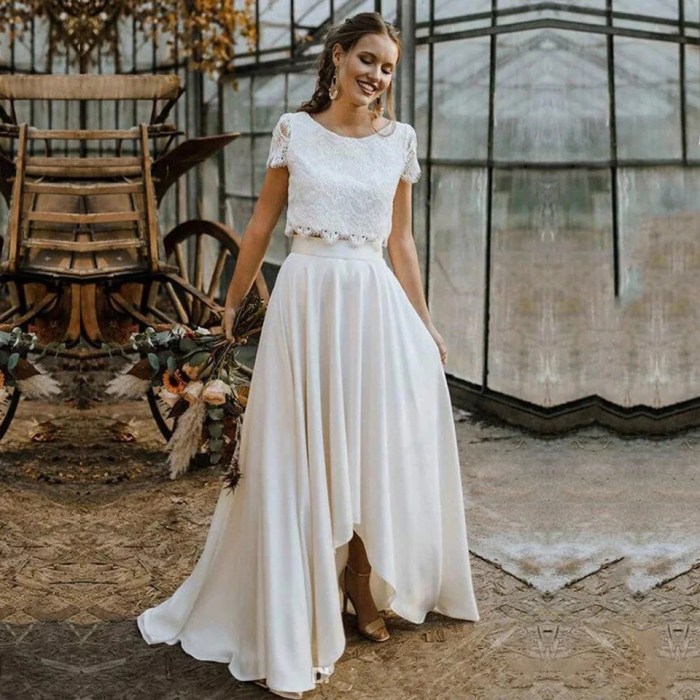 Wedding piece dress two dresses boho bohemian camelia silk simple hippie testimonials shoes short sleeve