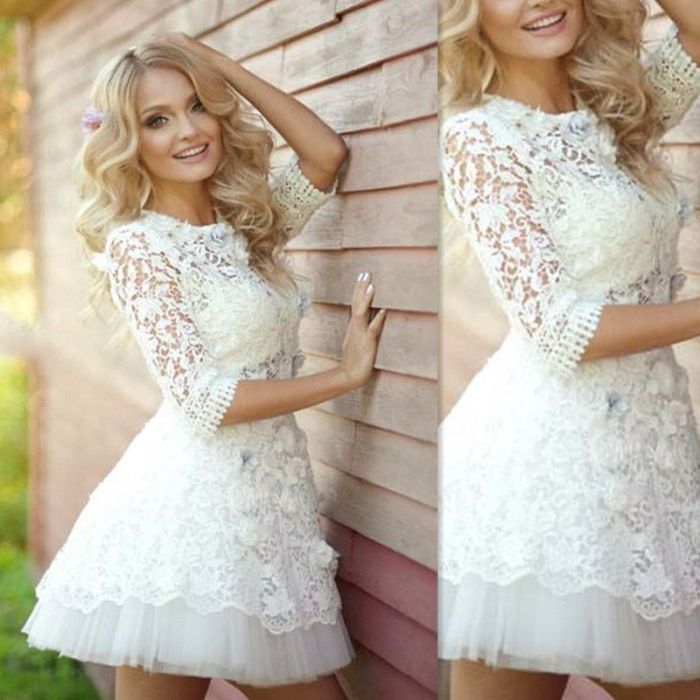 Cute short dresses for weddings