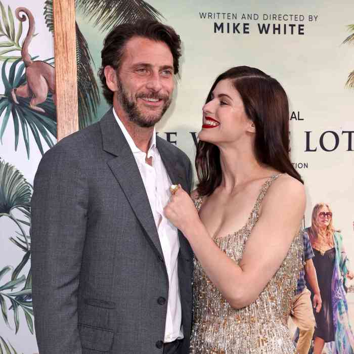 Dress alexandra daddario wedding