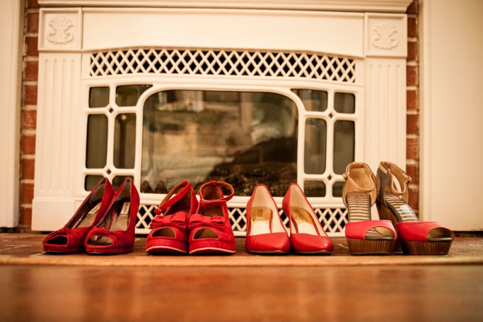 Red dress shoes for wedding