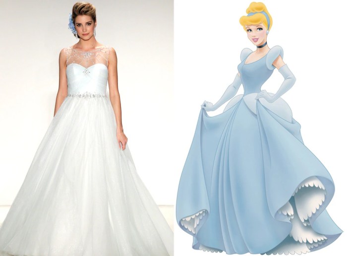 Disney princess cinderella wedding dress